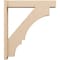 Ekena Millwork 5 1/2-in W x 28-in D x 32-in H Balboa Block Rough Cedar Woodgrain TimberThane Outlooker, Primed Tan OUTUR055X28X32BOA44RCPR - alternate 3